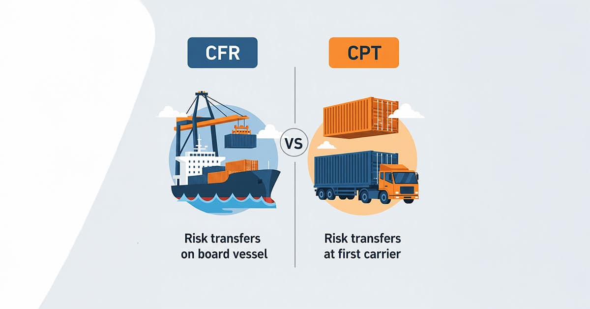 CFR vs. CPT: Desentrañando las Claves para tu Envío Internacional